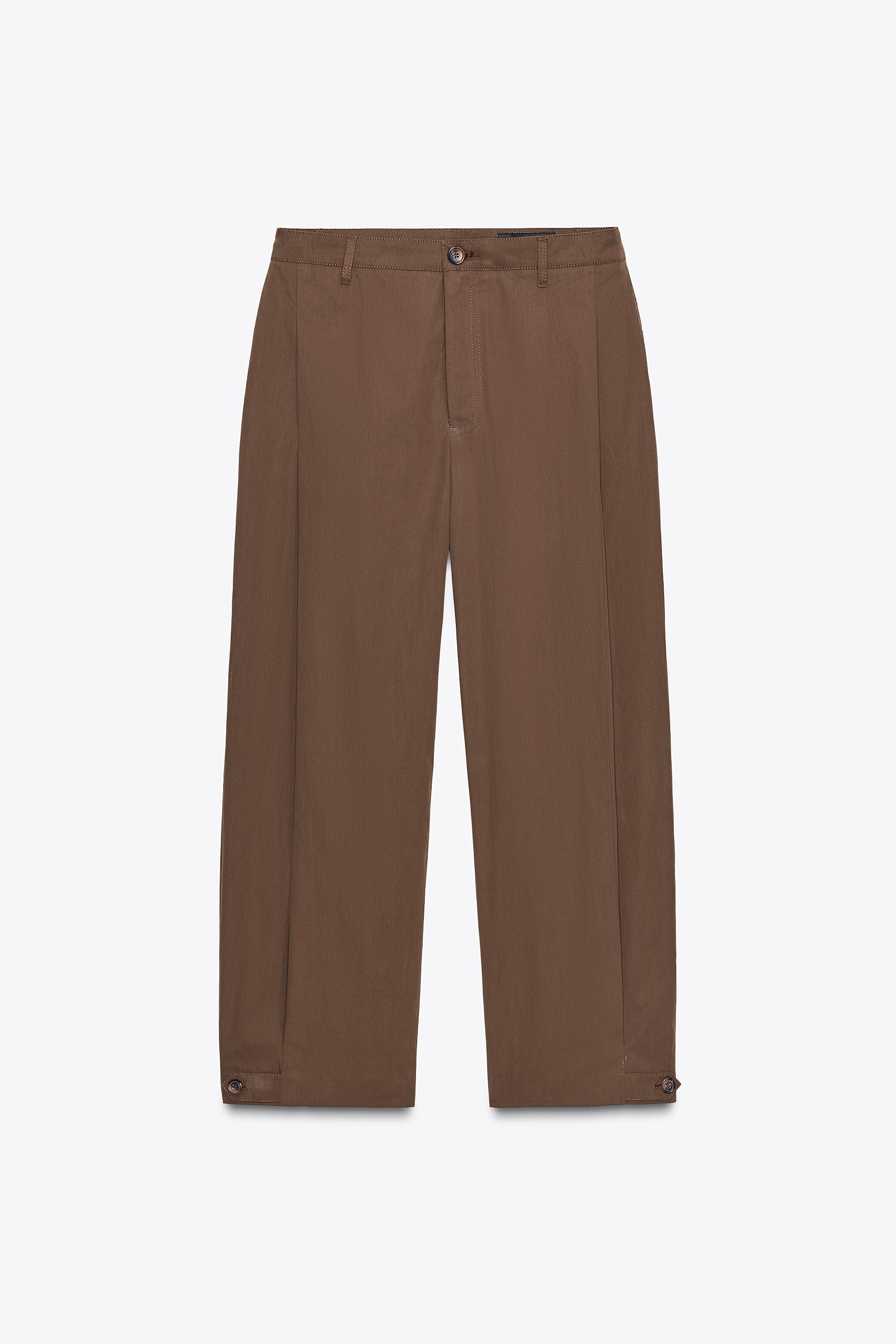 ZW COLLECTION PLEATED PANTS WITH LOOPS